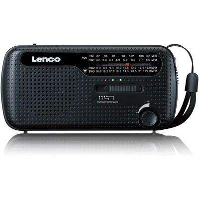Lenco Tragbares Notfallradio - FM, Taschenlampe & Powerbank Lenco Tragbares Notfallradio - FM, Taschenlampe & Powerbank