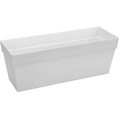 Elho 8711904186920 Pot de fleurs Blanc - Plastique - 50cm - Publicité Elho 8711904186920 Pot de fleurs Blanc - Plastique - 50cm - Publicité