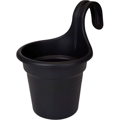 Elho Black Plastic Outdoor Planter - Durable Eco-Friendly Design Elho Black Plastic Outdoor Planter - Durable Eco-Friendly Design