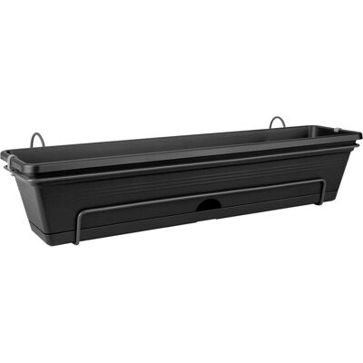 Elho Green Basics Balkonpot - 70cm, zwart Elho Green Basics Balkonpot - 70cm, zwart