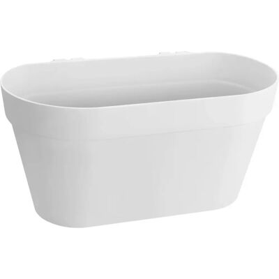 elho 8711904332020 Blumentopf - Kunststoff, Weiß, 28cm Durchmesser, 13,56cm Höhe elho 8711904332020 Blumentopf - Kunststoff, Weiß, 28cm Durchmesser, 13,56cm Höhe