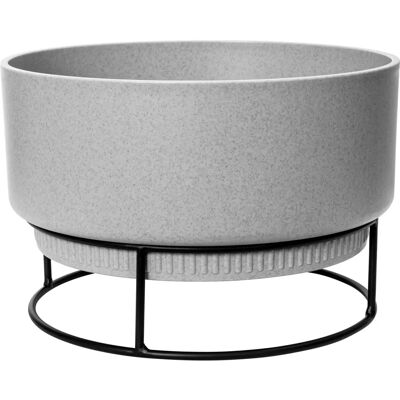 Elho 8711904352233 Vaso di Fiori Grigio Metallo Plastica - Flowerpot Elho 8711904352233 Vaso di Fiori Grigio Metallo Plastica - Flowerpot
