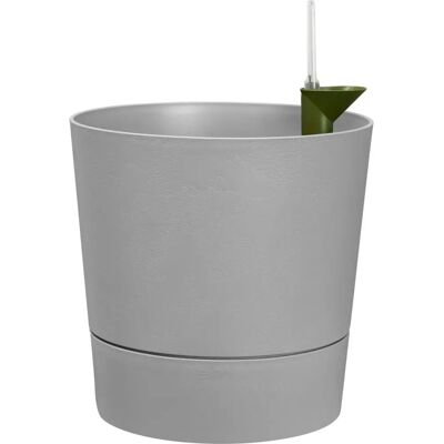 Maceta de plástico gris Elho Ø 29,5 cm - Maceta Maceta de plástico gris Elho Ø 29,5 cm - Maceta