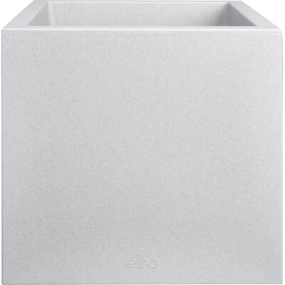 Maceta cuadrada de plástico blanco Elho - 29,5x29,5x49,5cm - Interior/Exterior Maceta cuadrada de plástico blanco Elho - 29,5x29,5x49,5cm - Interior/Exterior