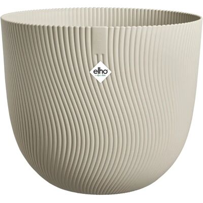 Pot de fleurs ELHO Sereh Rond 30 Beige Recyclé - Jardin & Intérieur Pot de fleurs ELHO Sereh Rond 30 Beige Recyclé - Jardin & Intérieur