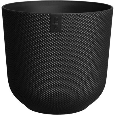 Elho virágcserép - Műanyag - 1 db - Beltéri - Újrahasznált - Elegáns kialakítás - 3 év garancia - Fekete - Ø 26 x H 24 cm Elho virágcserép - Műanyag - 1 db - Beltéri - Újrahasznált - Elegáns kialakítás - 3 év garancia - Fekete - Ø 26 x H 24 cm