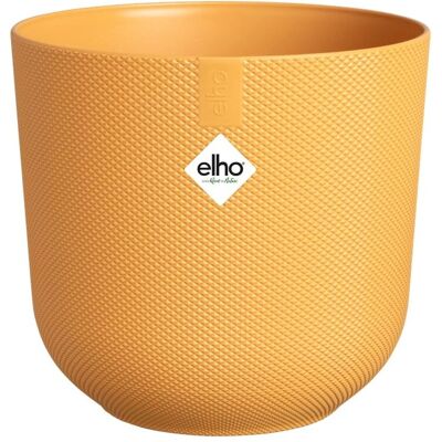 Elho Jazz Rond Jaune Pot de Fleurs Intérieur Recyclé - Publicité Elho Jazz Rond Jaune Pot de Fleurs Intérieur Recyclé - Publicité