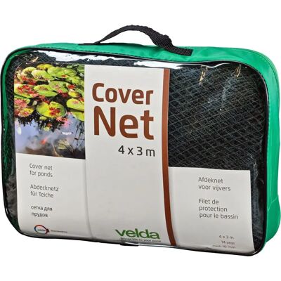 Filet de couverture Velda 4x3m - Protection étang - Publicité Filet de couverture Velda 4x3m - Protection étang - Publicité