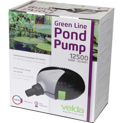 Velda Green Line Teichpumpe - 5000 L/h, 40W - bis 10.000 Liter Velda Green Line Teichpumpe - 5000 L/h, 40W - bis 10.000 Liter