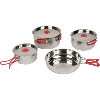 Set de cuisine de voyage 4 pièces - Bo-Camp Set de cuisine de voyage 4 pièces - Bo-Camp