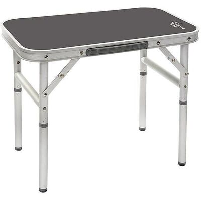 Table de Camping Réglable Bo-Camp - Pliante en Aluminium, Gris Table de Camping Réglable Bo-Camp - Pliante en Aluminium, Gris