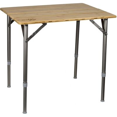 Table Morris Bamboe de Bo-Camp - Pieds pliants - 50x65cm - Marron - Table Table Morris Bamboe de Bo-Camp - Pieds pliants - 50x65cm - Marron - Table