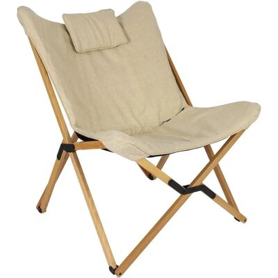 Bo-Camp Wembley L Relaxsessel beige - Holzrahmen, Polster Bo-Camp Wembley L Relaxsessel beige - Holzrahmen, Polster