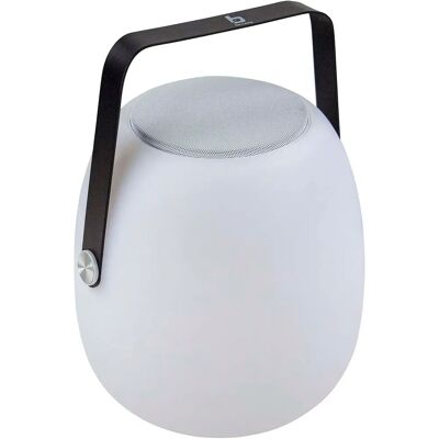 Lámpara de mesa Wade de Bo-Camp con altavoz Bluetooth - Industrial, Recargable, LED Lámpara de mesa Wade de Bo-Camp con altavoz Bluetooth - Industrial, Recargable, LED