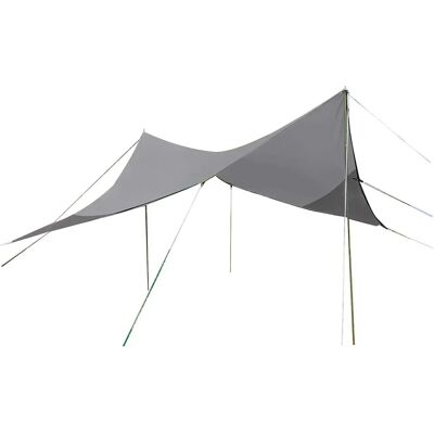 Bo-Camp Tarp de voyage 5x5 m - Imperméable - Publicité Bo-Camp Tarp de voyage 5x5 m - Imperméable - Publicité