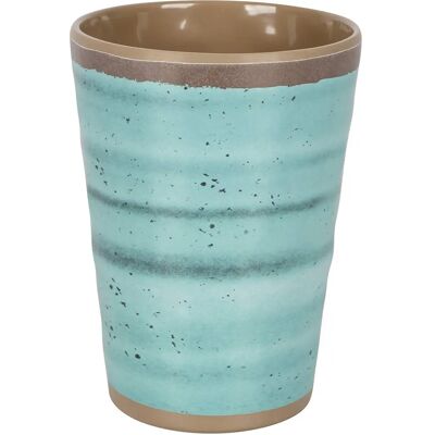 Ensemble de Tasses en Mélamine Bo-Camp Bleu Clair/Marron - 4 pièces Ensemble de Tasses en Mélamine Bo-Camp Bleu Clair/Marron - 4 pièces