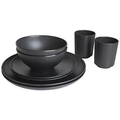 Bo-Camp Orville Melamine Kampeer Servieset - 16 stuks Bo-Camp Orville Melamine Kampeer Servieset - 16 stuks