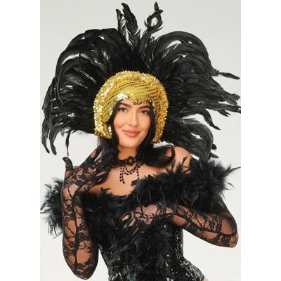 Boland Showgirl Feder-Kopfschmuck - Karneval Kostümzubehör Boland Showgirl Feder-Kopfschmuck - Karneval Kostümzubehör