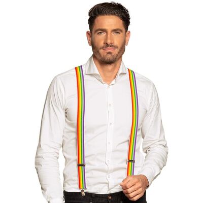 Bretelles multicolores pour adultes - Bretelles Bretelles multicolores pour adultes - Bretelles