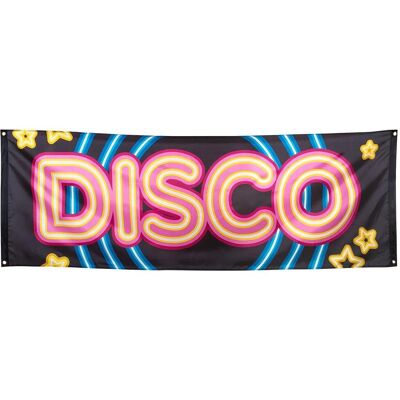 JADEO Disco Fever Banner - Czarny - 220x74cm - Banner JADEO Disco Fever Banner - Czarny - 220x74cm - Banner
