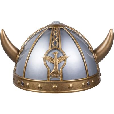 Personage Children's Viking Helmet - Horns, Gray/Gold - Child's Costume Accessory Personage Children's Viking Helmet - Horns, Gray/Gold - Child's Costume Accessory