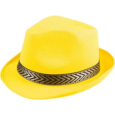 Jadeo Giallo Trilby Chapéu - Acessório Festival Unissex Jadeo Giallo Trilby Chapéu - Acessório Festival Unissex