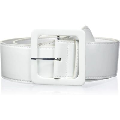 My Other Me Ceinture Large Blanche pour Adultes - Taille Unique - Publicité My Other Me Ceinture Large Blanche pour Adultes - Taille Unique - Publicité