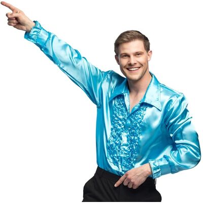 My Other Me XL Light Blue Disco Shirt - Disco Shirt My Other Me XL Light Blue Disco Shirt - Disco Shirt
