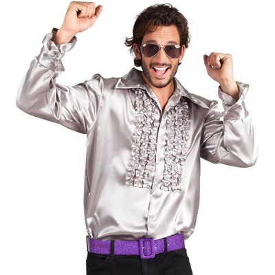 Boland 8712026021670 Chemise disco argent - Vêtements Boland 8712026021670 Chemise disco argent - Vêtements