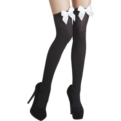 Michelle Michelle Branca/Preta Meias - Stockings Michelle Michelle Branca/Preta Meias - Stockings