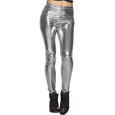 Boland Party Partners Ezüst Metalikus Leggings - Leggings Boland Party Partners Ezüst Metalikus Leggings - Leggings