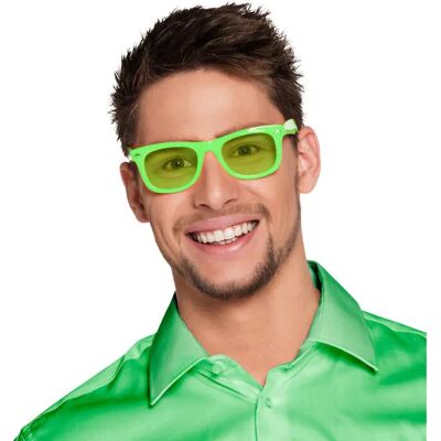 Boland 02622 Neon Green Fancy Dress Glasses - Fancy dress glasses Boland 02622 Neon Green Fancy Dress Glasses - Fancy dress glasses