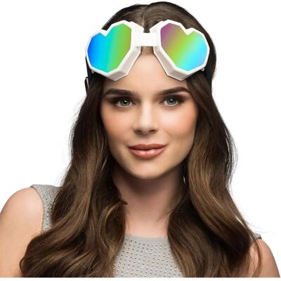 My Other Me Standard White Heart Ski Goggles - Ski Goggles My Other Me Standard White Heart Ski Goggles - Ski Goggles