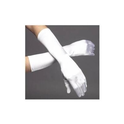 Max Bersinger 821-35-125 Gants en satin blanc - Costumes & Accessoires - Publicité Max Bersinger 821-35-125 Gants en satin blanc - Costumes & Accessoires - Publicité