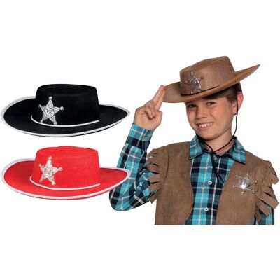 Boland Sheriff Filc cowboykalap gyermekeknek - Jelmez kiegészítő Boland Sheriff Filc cowboykalap gyermekeknek - Jelmez kiegészítő