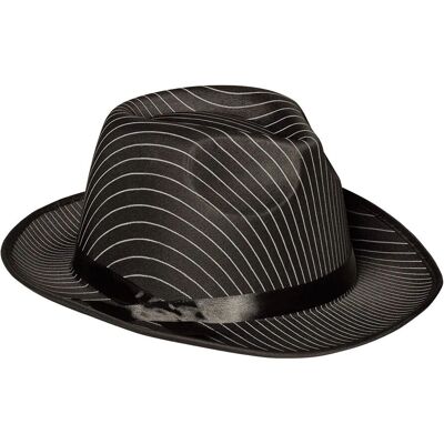 Boland - Fancy Dress Hat - Nero/Bianco - A righe - Cappello Boland - Fancy Dress Hat - Nero/Bianco - A righe - Cappello