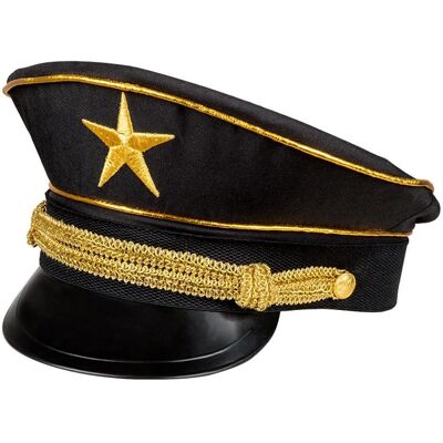 Boland 04292 Generalhatt Svart/Guld - Hatt Boland 04292 Generalhatt Svart/Guld - Hatt