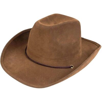 EL REY DEL CARNAVAL Chapeau de Cowboy - Classique, Réglable, Imite Cuir - Publicité EL REY DEL CARNAVAL Chapeau de Cowboy - Classique, Réglable, Imite Cuir - Publicité