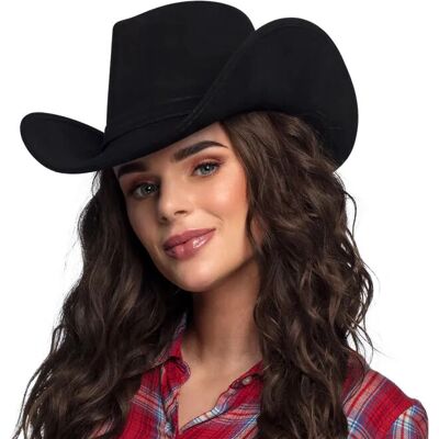Boland 04353 Sombrero de vaquero negro - Sombrero Boland 04353 Sombrero de vaquero negro - Sombrero