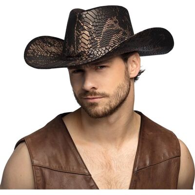 Chapeau cowboy à motif serpent - Hat Chapeau cowboy à motif serpent - Hat