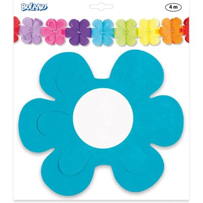 Boland 30623 Guirlande - fleurs en papier multicolores - Publicité Boland 30623 Guirlande - fleurs en papier multicolores - Publicité