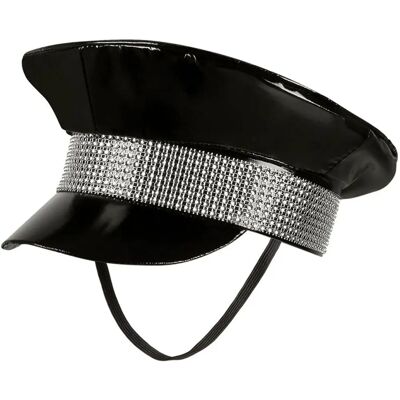 Cappello da festival nero con borchie argentate - Boland Cappello da festival nero con borchie argentate - Boland