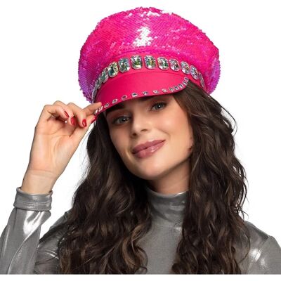 Boland Mandy Candy Glamour Rockermütze Rosa - Sombrero Boland Mandy Candy Glamour Rockermütze Rosa - Sombrero