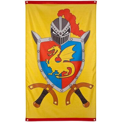 Jadeo Ritter Wanddekoration - Medievaler Ritter Banner 150x90cm Jadeo Ritter Wanddekoration - Medievaler Ritter Banner 150x90cm