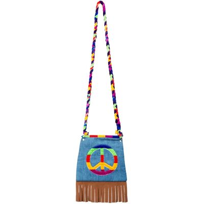 Boland 8712026445193 Sac hippie Peace - Accessoire déguisement Boland 8712026445193 Sac hippie Peace - Accessoire déguisement
