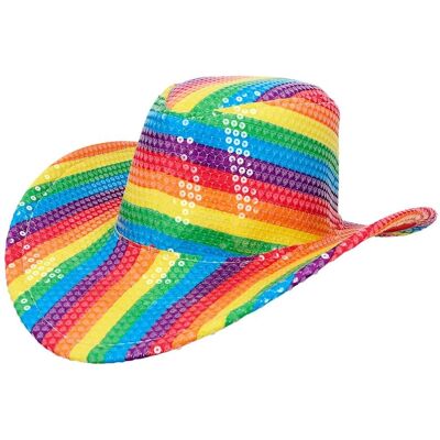 Boland Cowboy Pride Hut - Unisex Rainbow Hat for Pride & Festivals Boland Cowboy Pride Hut - Unisex Rainbow Hat for Pride & Festivals