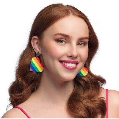 My Other Me - Rainbow Heart - Sateenkaari - Korvakorut My Other Me - Rainbow Heart - Sateenkaari - Korvakorut