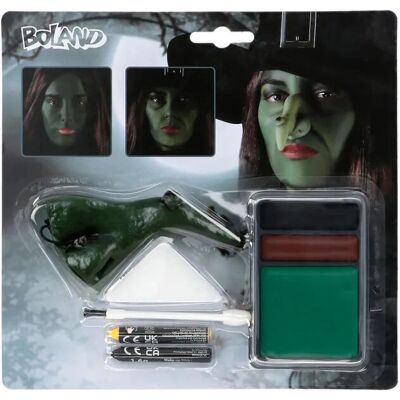 Boland 45081 Kit de maquillage Halloween - Sorcière, Adulte & Enfant - Publicité Boland 45081 Kit de maquillage Halloween - Sorcière, Adulte & Enfant - Publicité