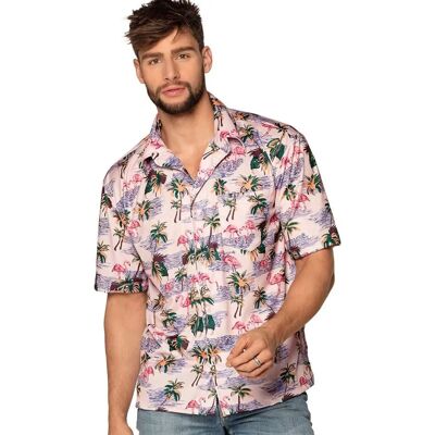 Camicia in poliestere rosa Boland L da uomo Camicia in poliestere rosa Boland L da uomo