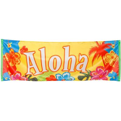 Boland Ghirlanda - Banner Aloha Hawaii - 74x220cm Multicolore Boland Ghirlanda - Banner Aloha Hawaii - 74x220cm Multicolore